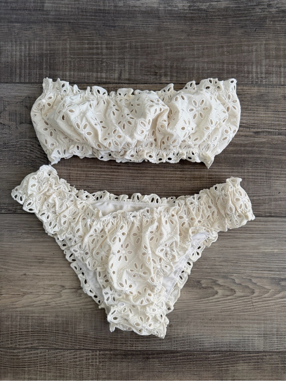 Juillet Eyelet Ruffled Bikini - Picture 2 of 5